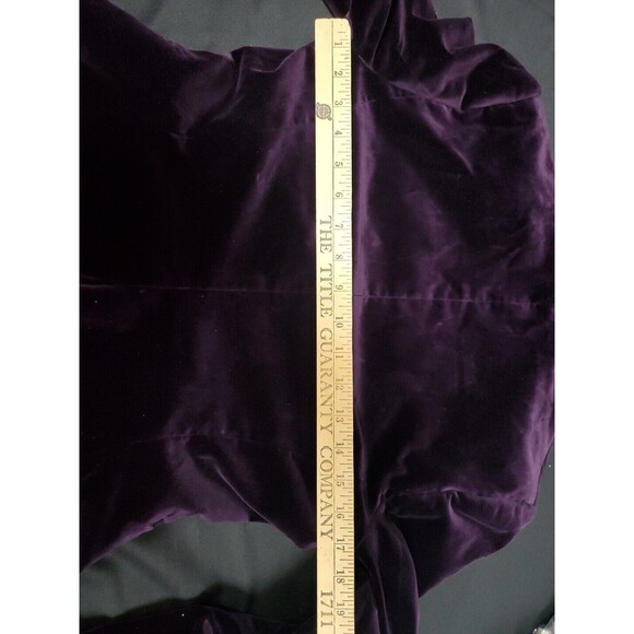 Ralph Lauren Black Label Deep Purple Eggplant Velvet Jacket Coat Blazer Size 8 - Picture 7 of 8
